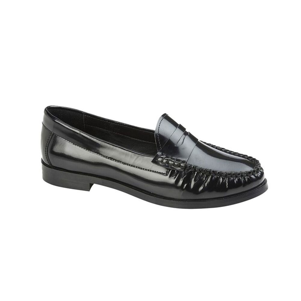 Cipriata Womens/Ladies Nicolina Leather Loafers / Black